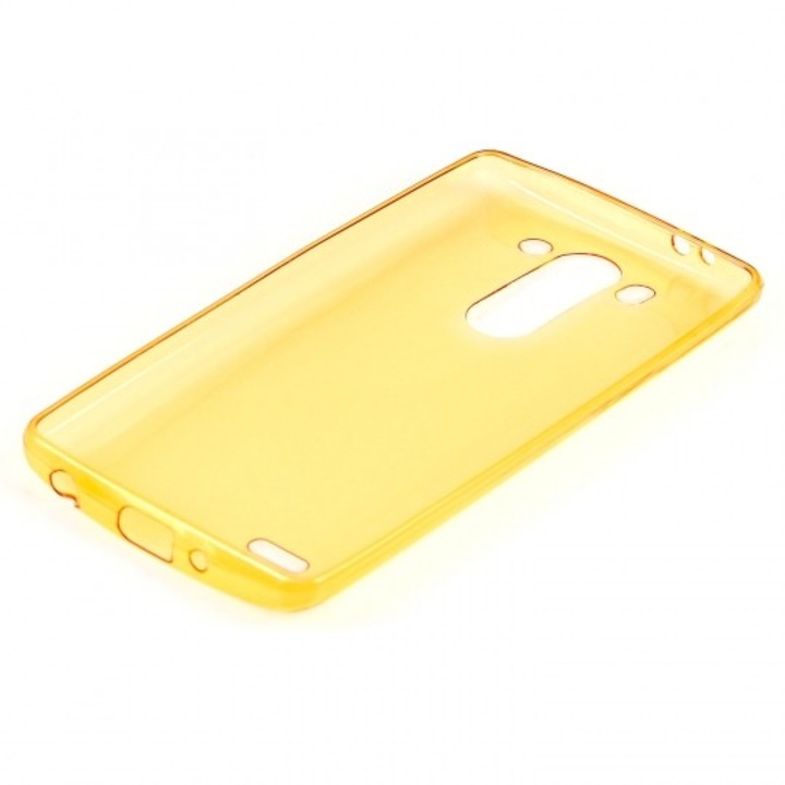 Капак Huawei Honor 4x ултра тънък силиконов жълт