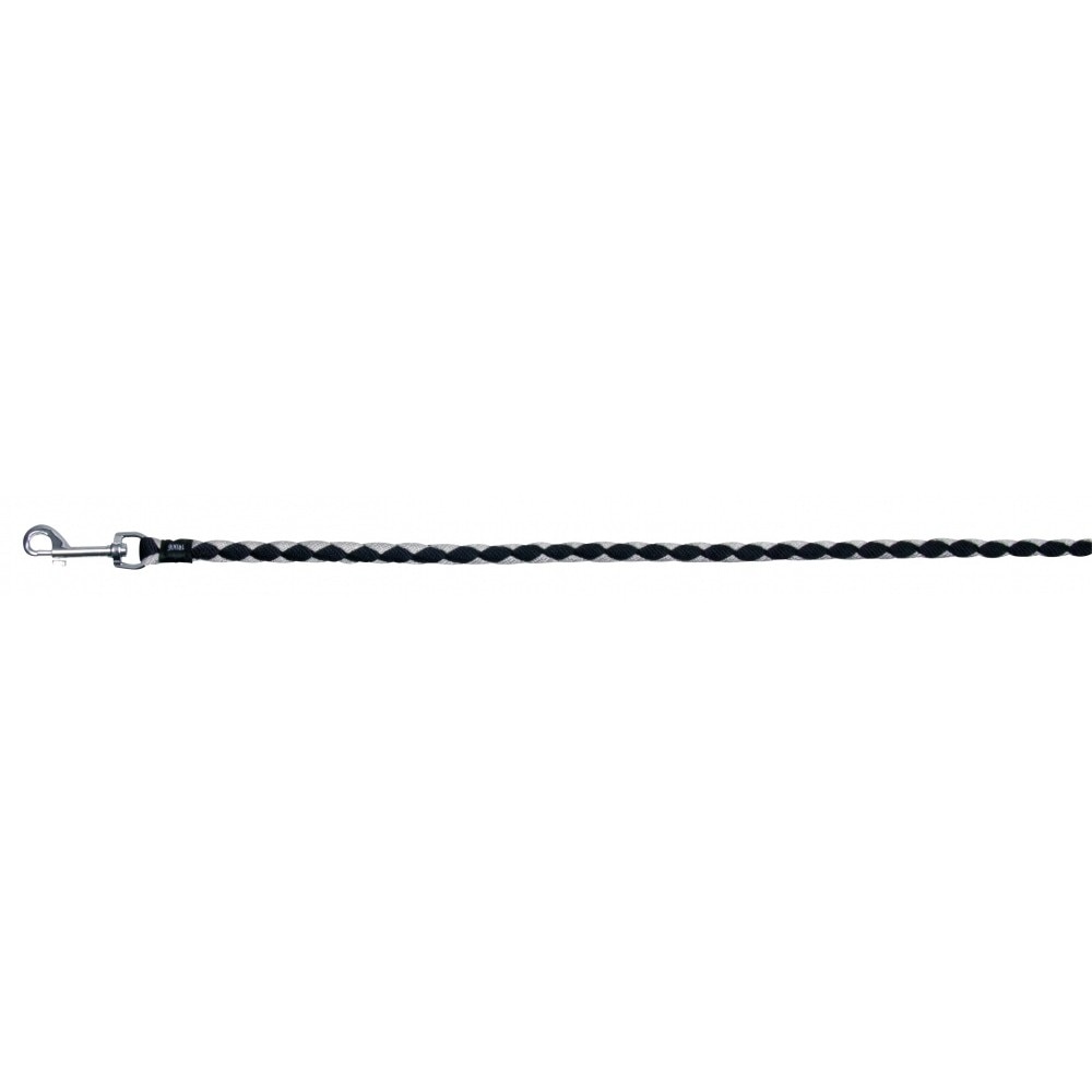 Lesa Trixie Coarda Cavo L-XL 1m/18mm Negru/Argintiu 14421