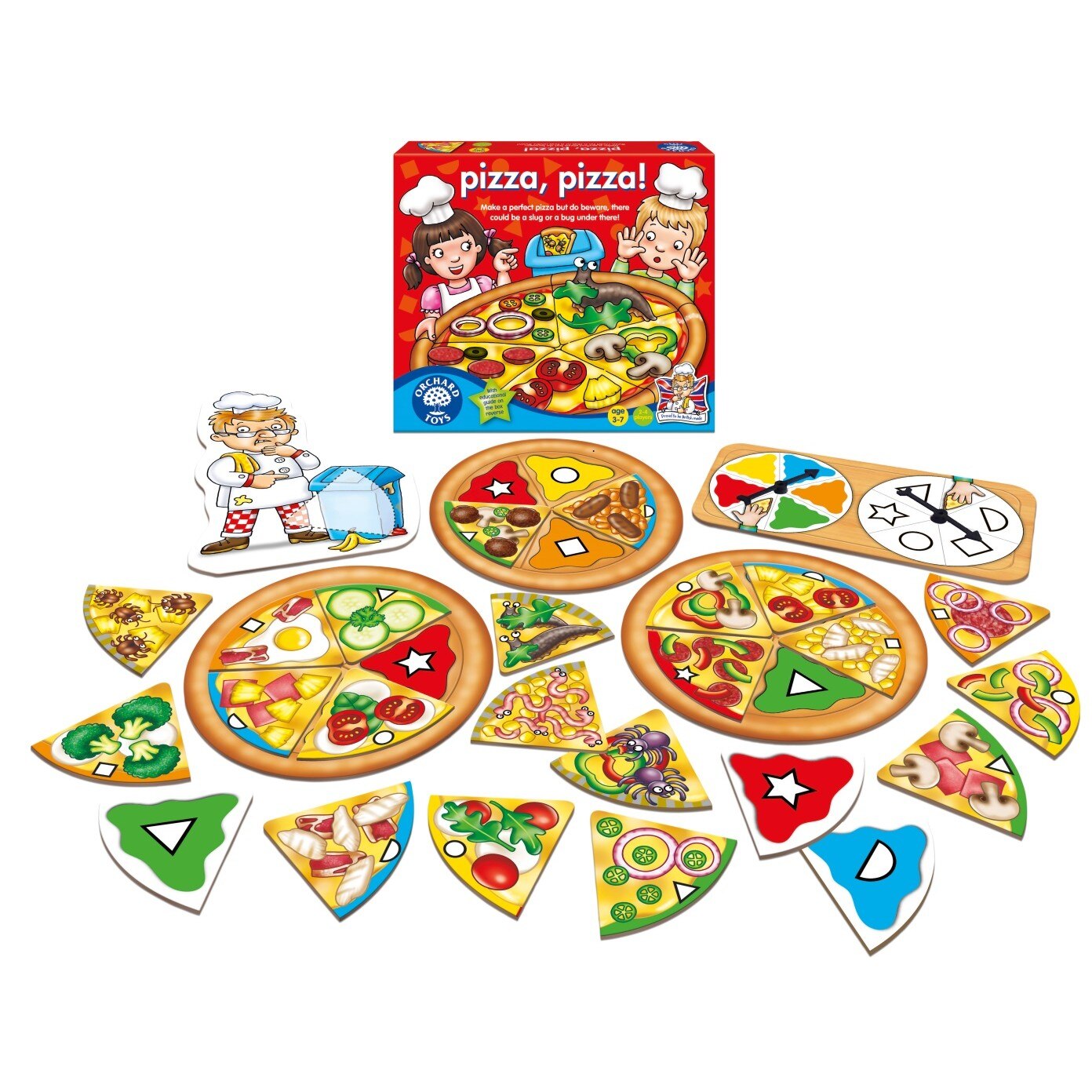 Joc educativ Orchard Toys Pizza, Pizza!