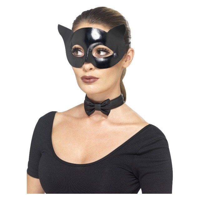 Set de pisica, 2 piese, negru