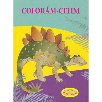 Coloram-citim: Stegozaur. Dinozauri Coloram-citim: Stegozaur. Dinozauri