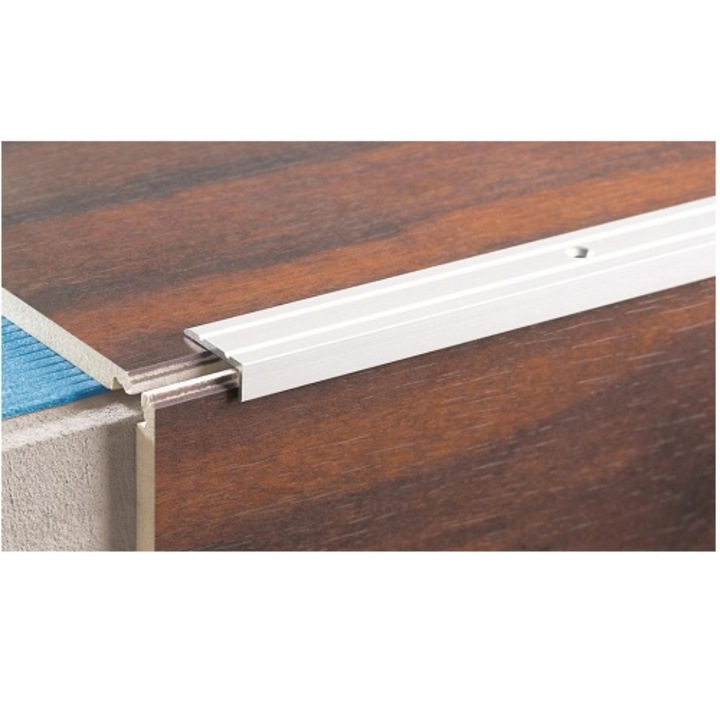 Стъпален профил CEZAR, AL/LSW10 - CО-10/, Сребро