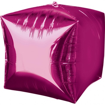Balon Folie CUB Fucsia 38x38cm, AMS 28389 99 Balon Folie CUB Fucsia 38x38cm, AMS 28389 99