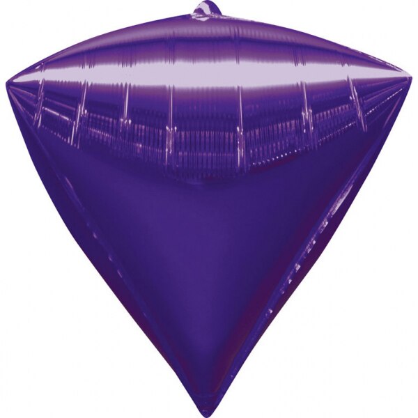 Balon Folie Diamant Mov, 38x43cm, AMS 28342 99
