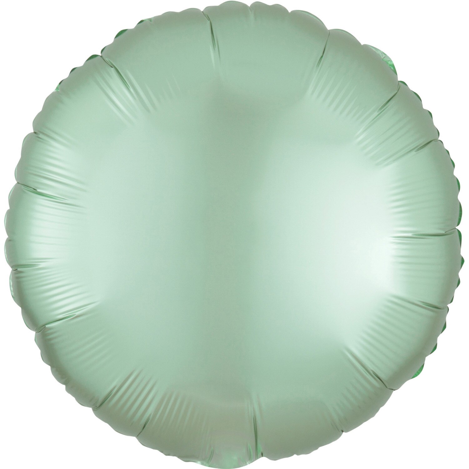 Balon Folie ROTUND Verde Menta SATIN Lux, 43cm, AMS 39913 02