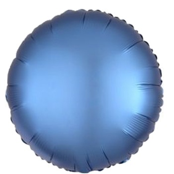 Balon Folie ROTUND Albastru Azur- SATIN Lux, 43cm, AMS 40162 01 Balon Folie ROTUND Albastru Azur- SATIN Lux, 43cm, AMS 40162 01