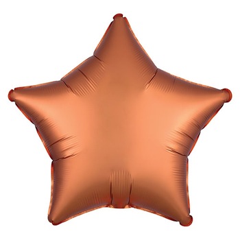 Balon Folie STEA Amber - Caramiziu - SATIN Lux, 43cm, AMS 38975 01 Balon Folie STEA Amber - Caramiziu - SATIN Lux, 43cm, AMS 38975 01