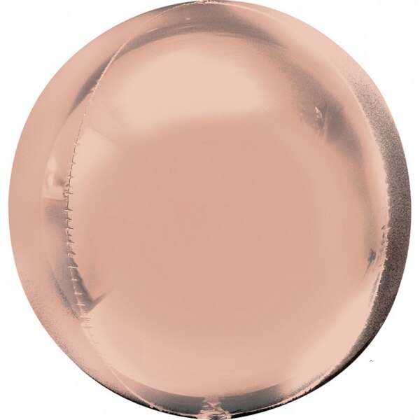 Balon Folie Orbz Rose-Gold, 38x40cm, AMS 36181 01