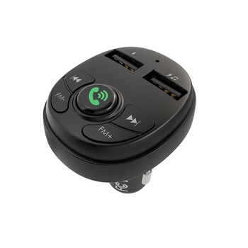 Modulator FM Borofone BC26 - 2XUSB 2.4A - Negru Modulator FM Borofone BC26 - 2XUSB 2.4A - Negru