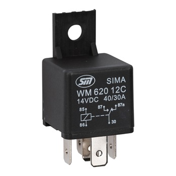 Releu 12V 40/30A 5 picioare Releu 12V 40/30A 5 picioare