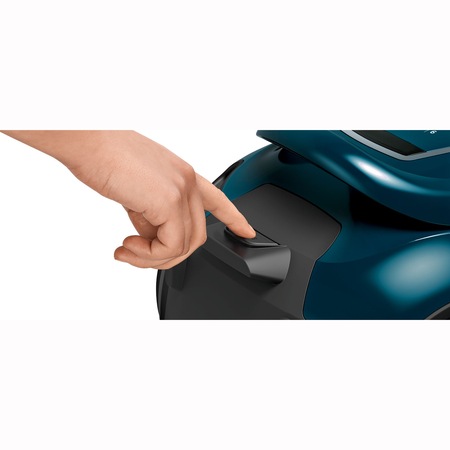 Aspirator fara sac Bosch BGS41FAM, 600 W, 2.4 l, Sistem Quatro Power & Easy Clean, Filtru Hepa, Petrol