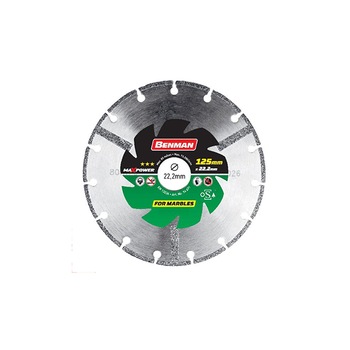 Disc diamantat pentru taiat marmura, Benman Maxpower, Ø 115 x 2mm Disc diamantat pentru taiat marmura, Benman Maxpower, Ø 115 x 2mm