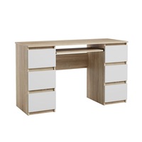 birou modern jaris alb  sonoma 6 sertare imagen 23_0_
0