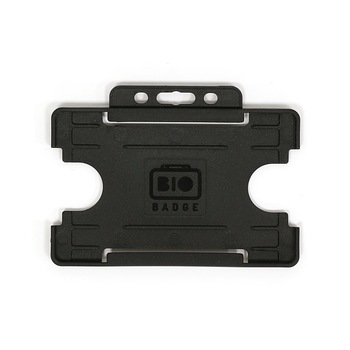 Set 10 suport rigid ECO ecuson orizontal cu o fata libera, negru Set 10 suport rigid ECO ecuson orizontal cu o fata libera, negru