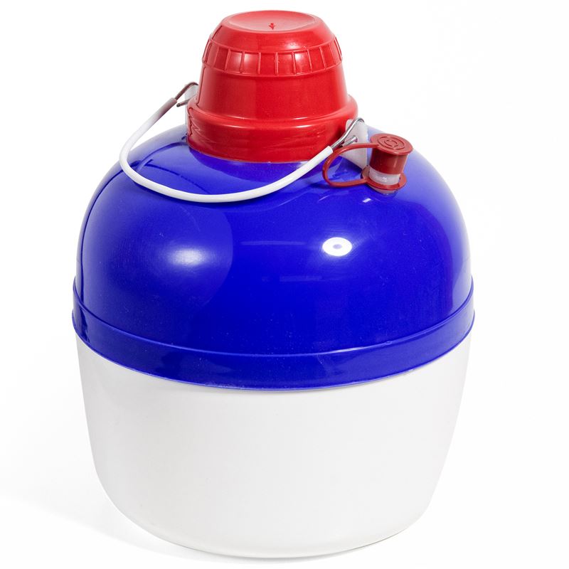 Lada frigorifica-bidon,rotund,5 litri,camping si drumetii
