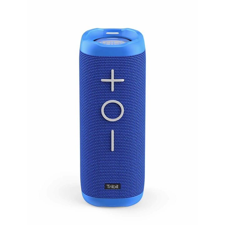 Boxa Portabila Bluetooth Tribit StormBox 24W cu Microfon Incorporat Sunet 360 grade buton Extra Bass Albastru