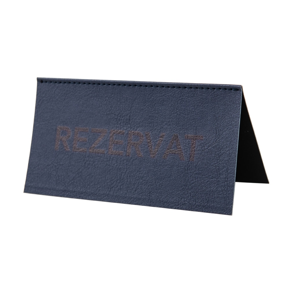 Suport rezervat, LeatherLike, piele PU interior/exterior, lavabila, albastru