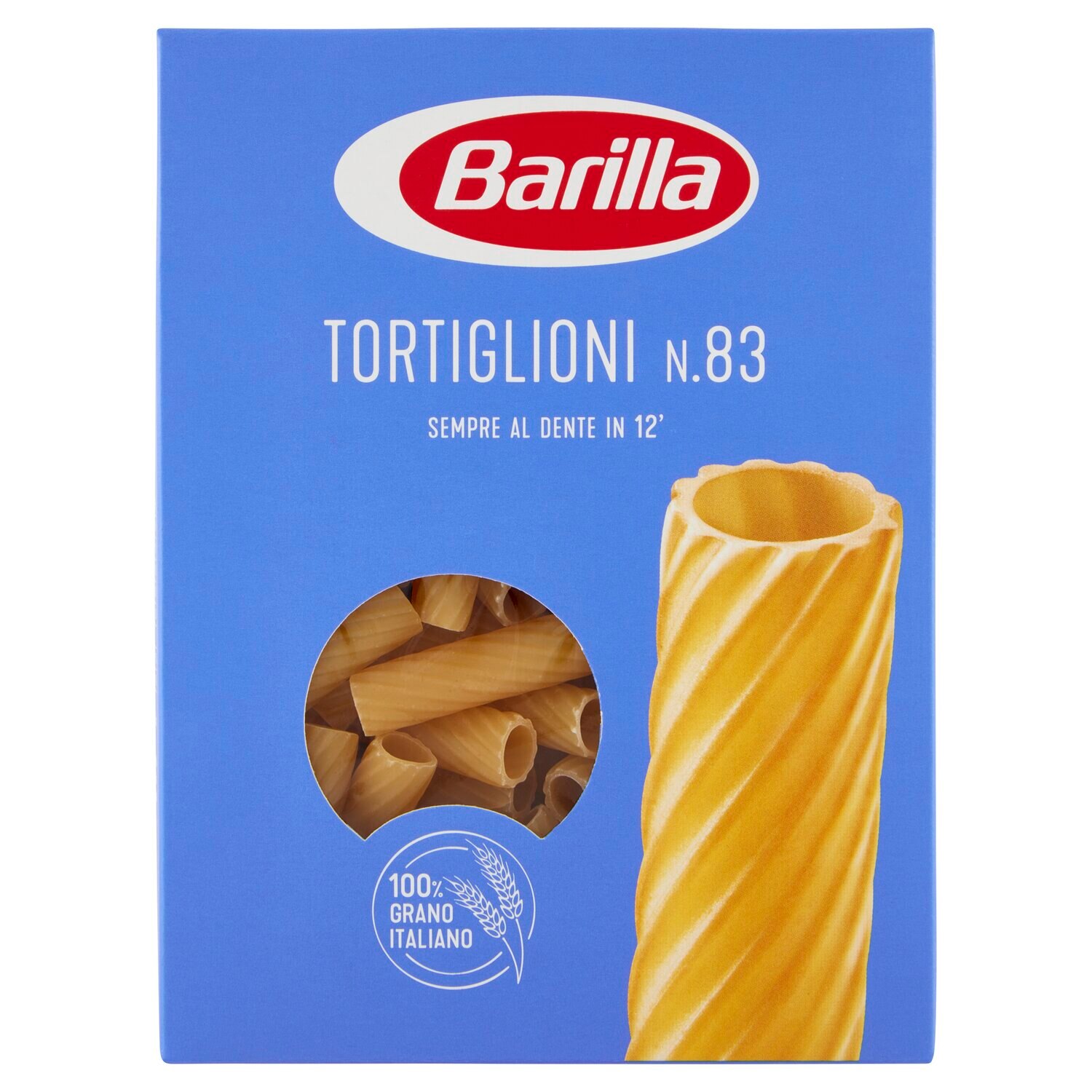 Paste Barilla Tortiglioni n.83, 500 g