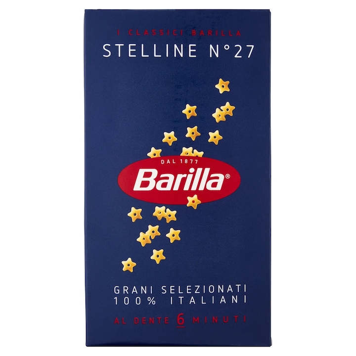 Paste Barilla Stelline n.27, 500 g