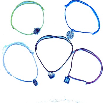 Set 5 bratari dama Lucky, Max Home Production, Multicolor Set 5 bratari dama Lucky, Max Home Production, Multicolor