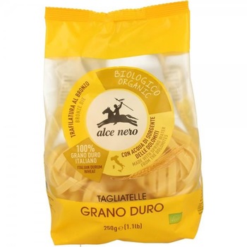 Paste Tagliatelle din Grau Dur Bio 250gr Alce Nero Paste Tagliatelle din Grau Dur Bio 250gr Alce Nero