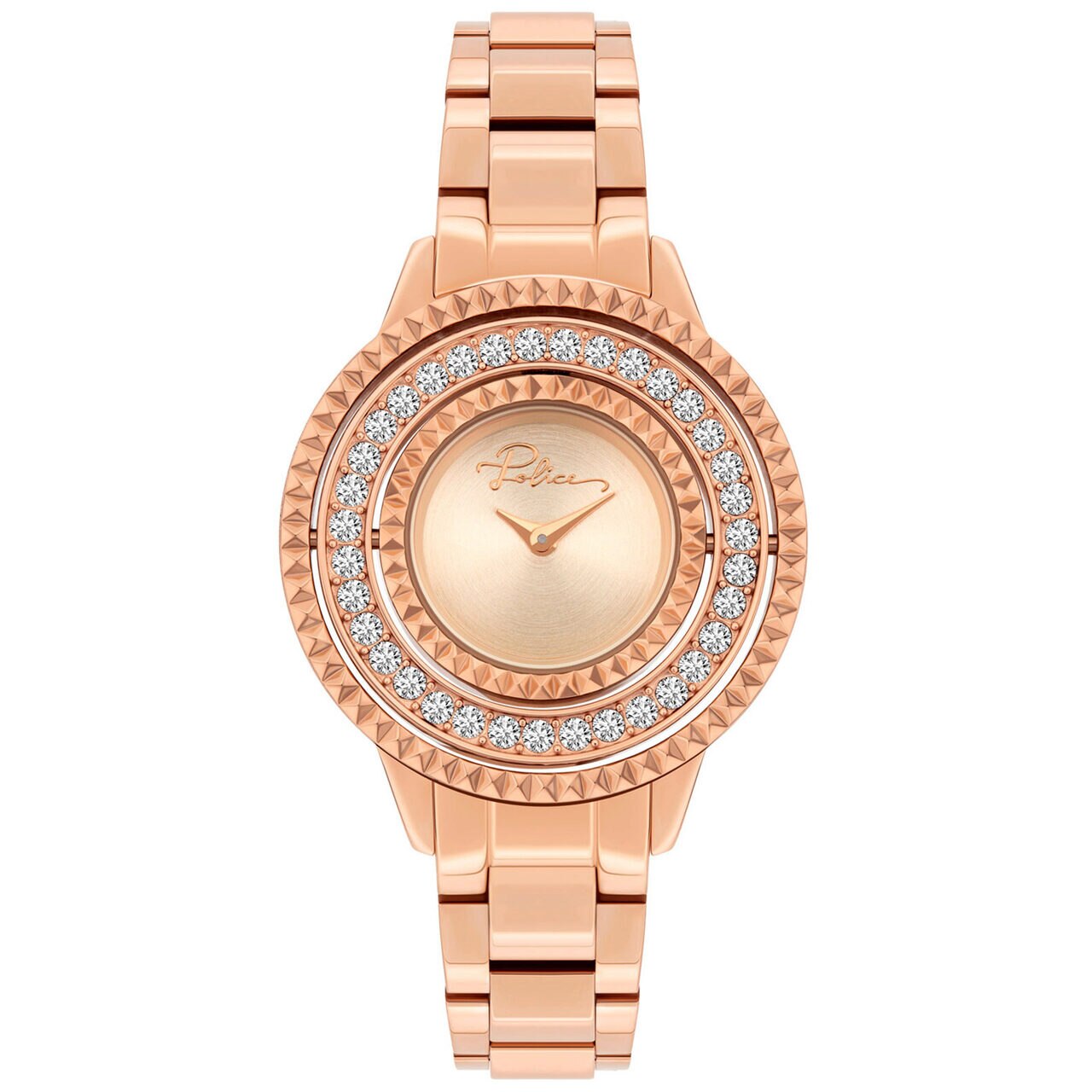 Ceas de dama Police PL16037BSR.32M, Quartz, 36mm, 3ATM, Auriu