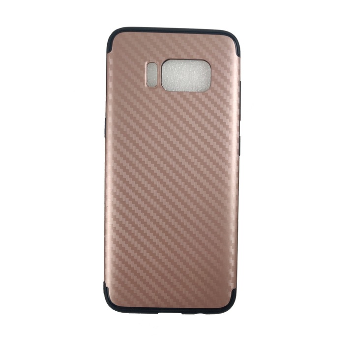Husa compatibila cu Samsung S8 / G950, Carcasa Policarbonat, Kevlar, Roz