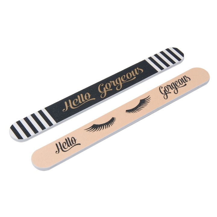 Set 2 pile de unghii Hello Gorgeous, DecorCasa, 17,5 cm