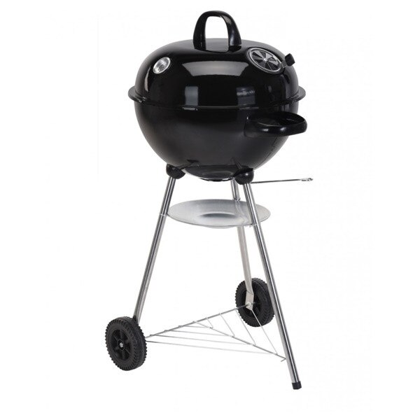 Gratar mobil Karll Spherical, Ø48 cm, otel inoxidabil, negru