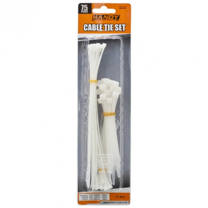 Set coliere 75 bucati, Marime MIXT, Material Nylon 66, transparent