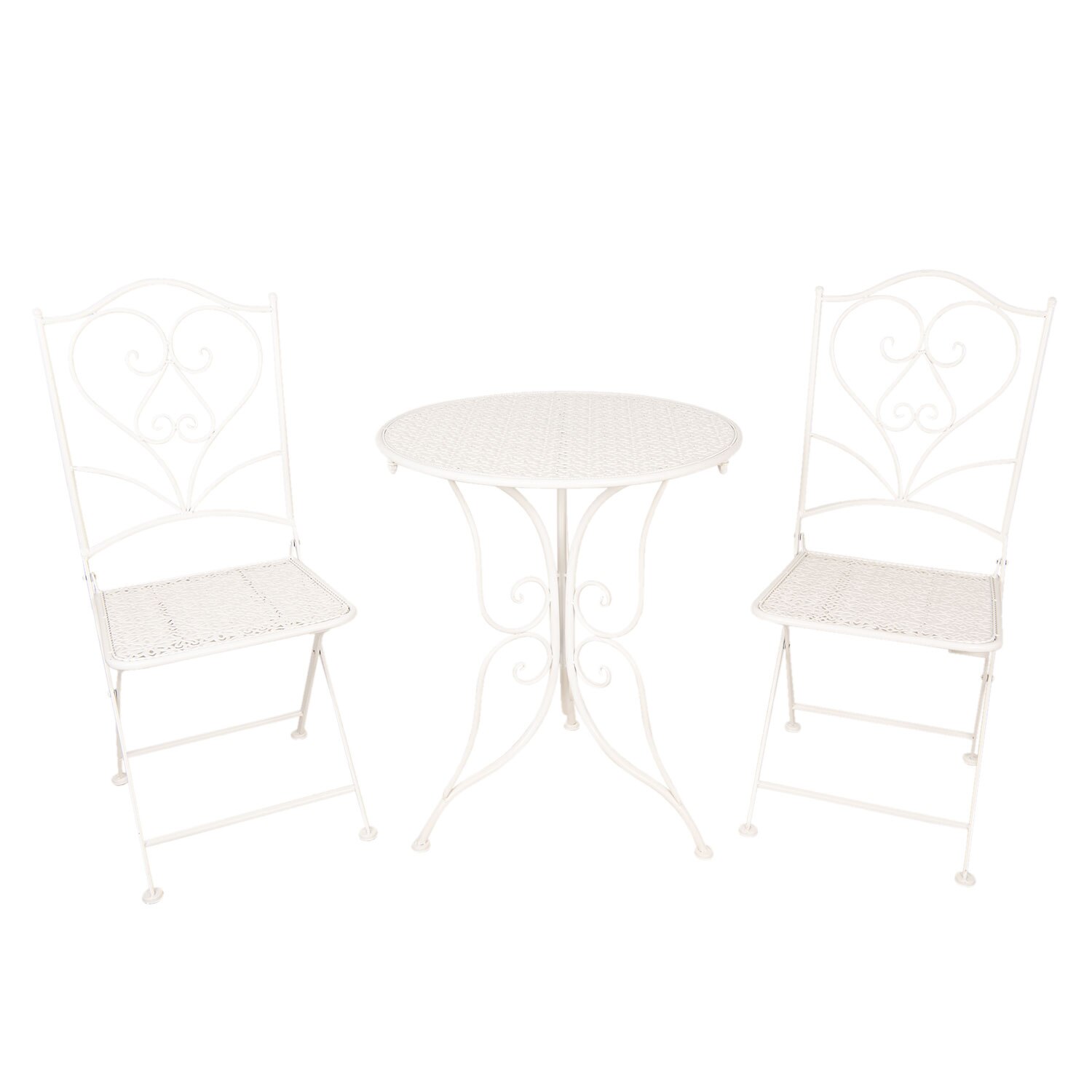 Set mobilier gradina /terasa, masuta si 2 scaune, French Style, Clayre & Eef