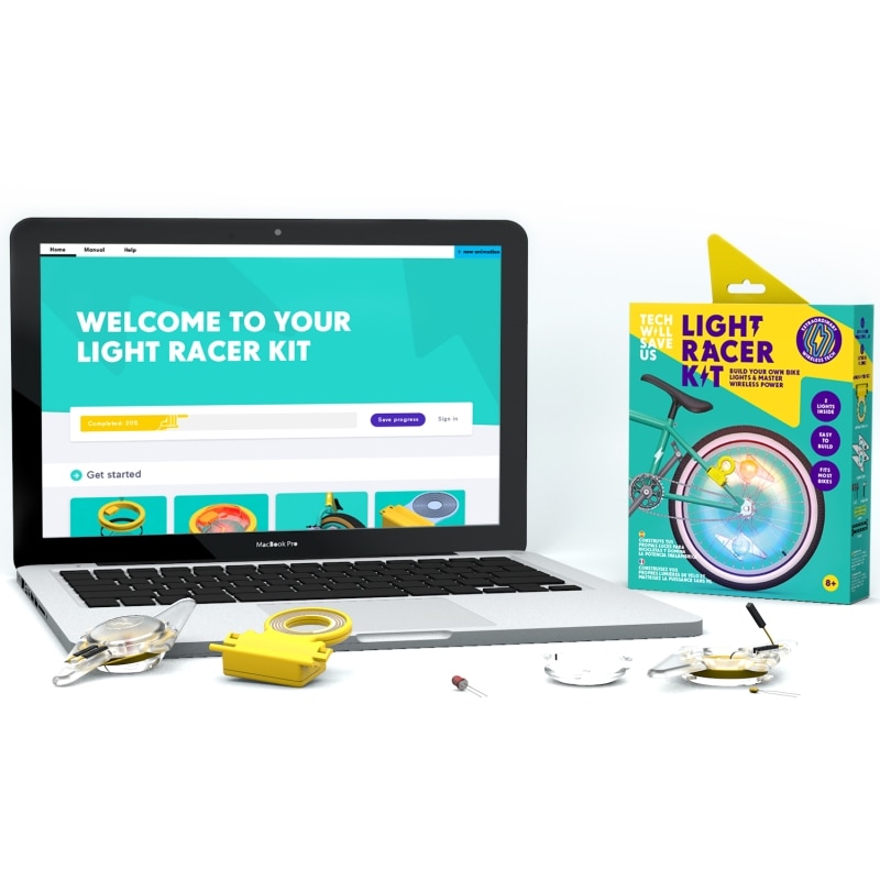 Jucarie electronica educativa, Light Racer Kit, Tech Will Save Us eMAG.ro