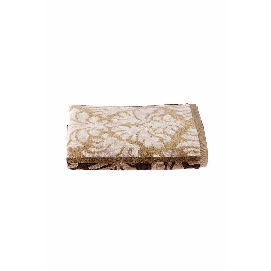 Prosop Baie Bumbac Damask , marime 50 x 90 , culoare maro