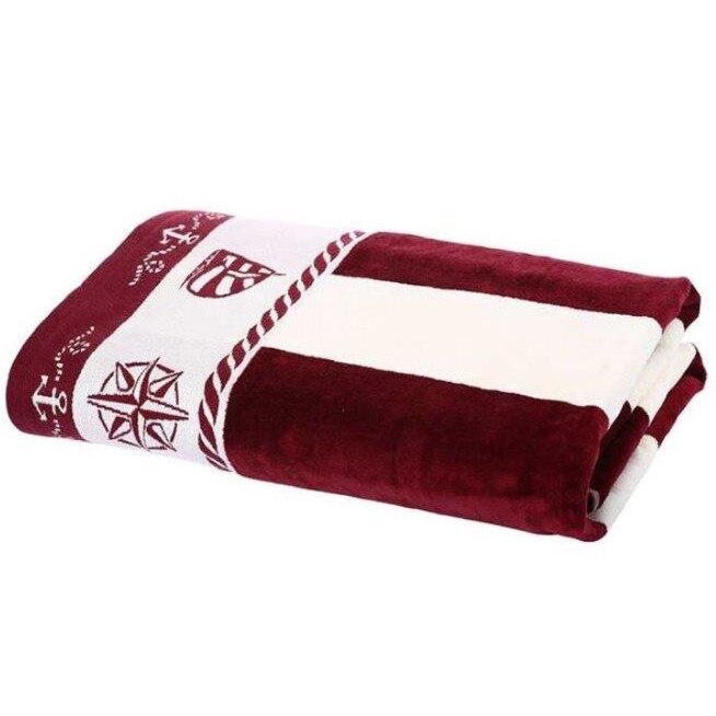 Prosop Baie Bumbac Pusula, marime 70 x 140 , culoare bordo
