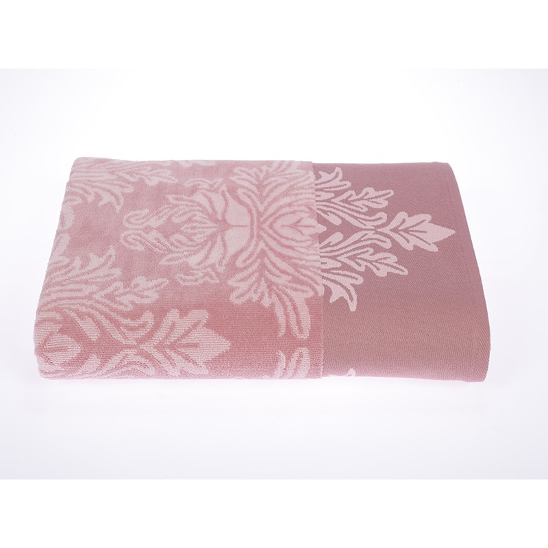 Prosop Baie Bumbac Ayda , marime 70 x 140 , culoare roz