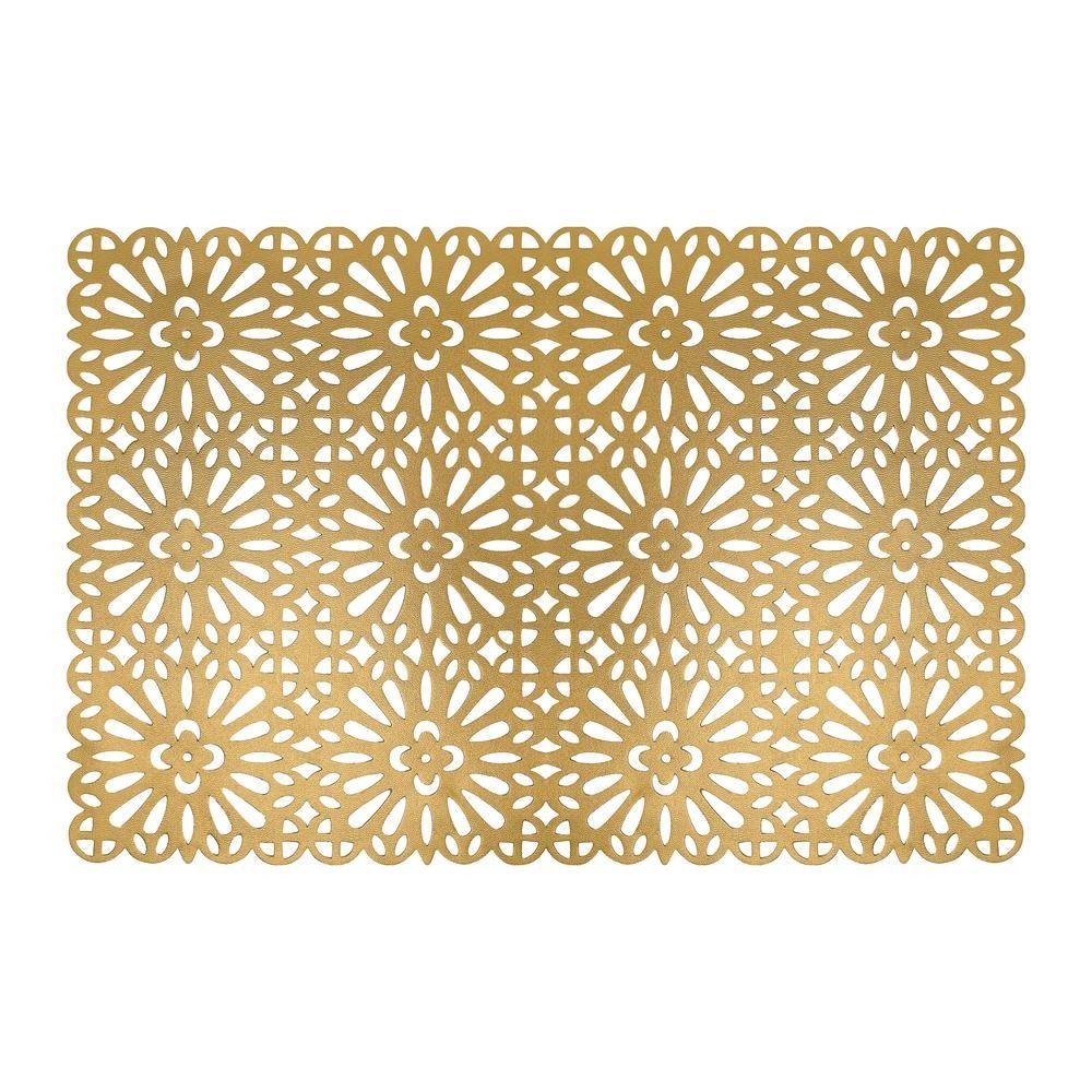 Suport Farfurii, Ambition, Pvc/Ps 30X45cm Auriu Glamour