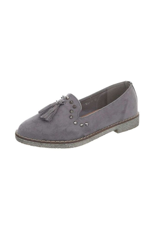 Pantofi Juliet P049 culoare gri