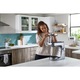 Masina de tocat pentru robotii de bucatarie Kenwood, KAX950ME, 3 site de tocat, accesoriu carnati, accesoriu kebbe, Argintiu