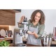 Masina de tocat pentru robotii de bucatarie Kenwood, KAX950ME, 3 site de tocat, accesoriu carnati, accesoriu kebbe, Argintiu