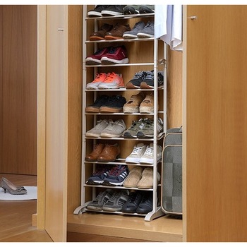 Pantofar Modular, Organizator de Pantofi BellFyd, 10 rafturi ( 26 perechi ), 50 x 135 x 25 cm Pantofar Modular, Organizator de Pantofi BellFyd, 10 rafturi ( 26 perechi ), 50 x 135 x 25 cm
