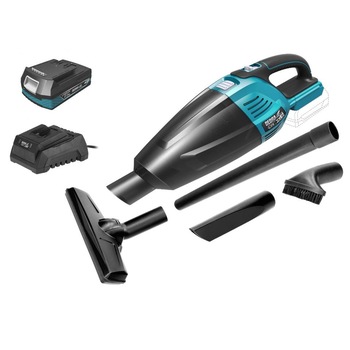Aspirator portabil cu acumulator, 18V, 2 Ah, 3.8 kPa, Dedra Aspirator portabil cu acumulator, 18V, 2 Ah, 3.8 kPa, Dedra