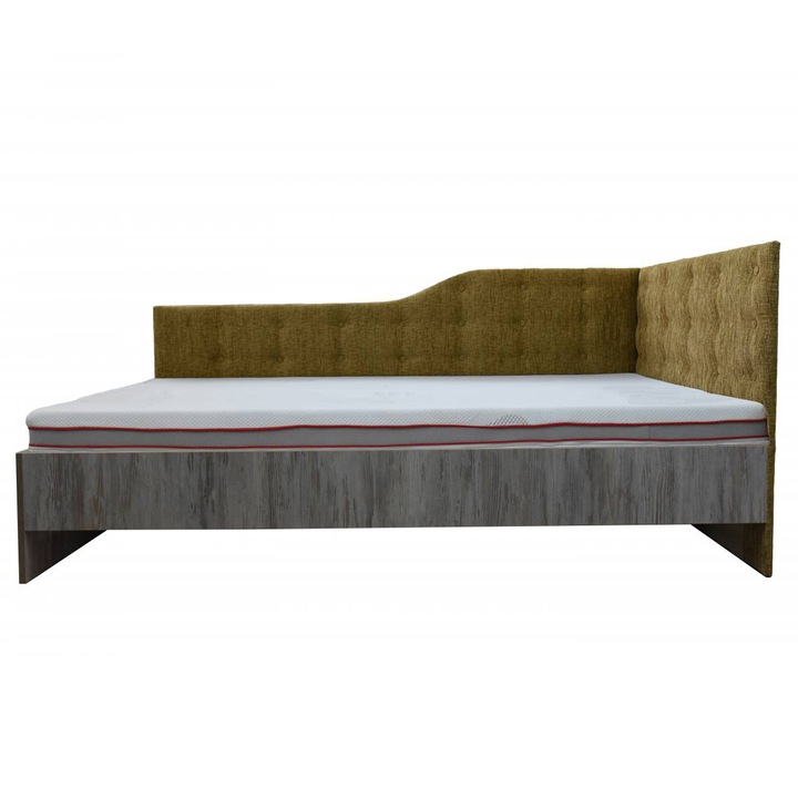 Pat Tapitat de Colt Genarom TOM 90 DR Fara Leat, Gen 169 / K084, 204 x 94,5 x 87 cm