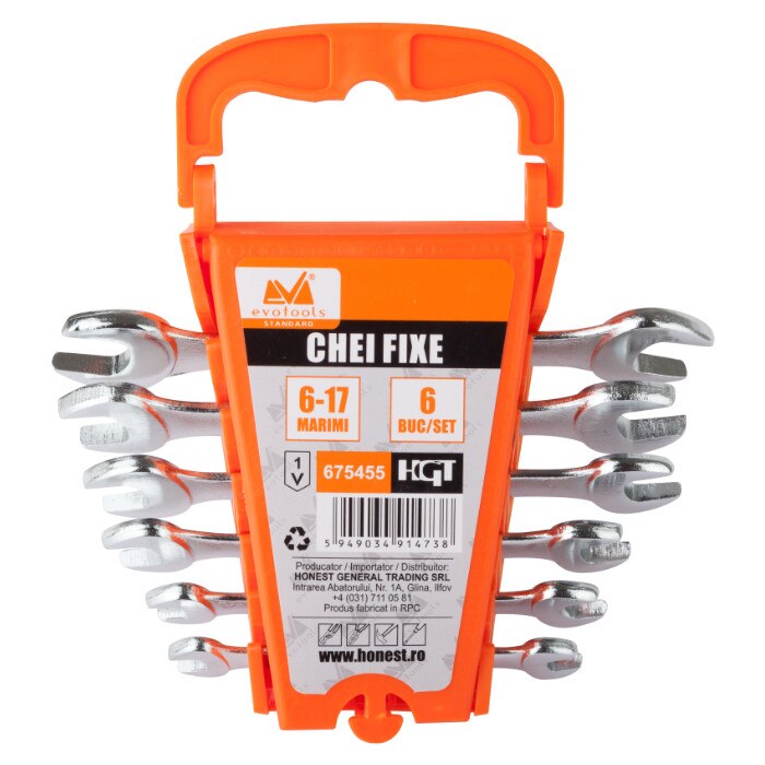 Set Chei Fixe EvoTools, 6 Bucati, Marimea 6-17 mm