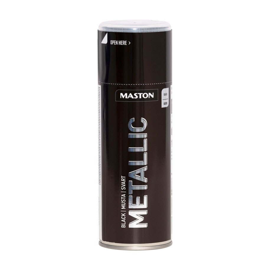 Spray vopsea Mark.B7 Maston, 400 ml, Negru Metalizat