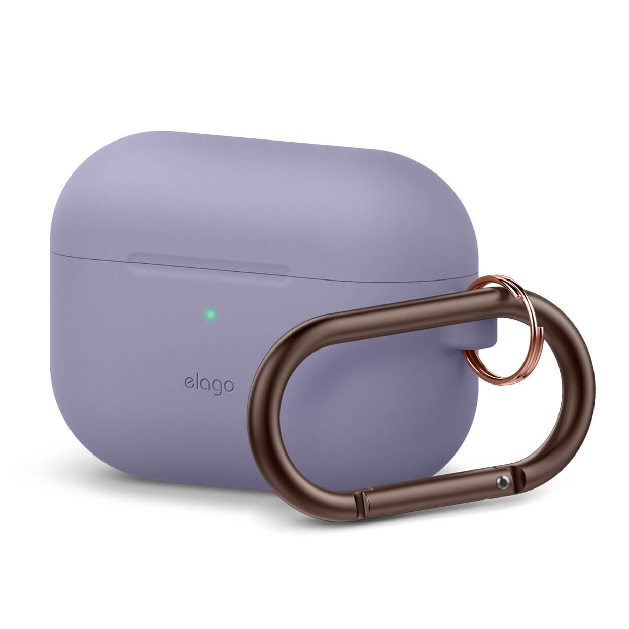 Husa de protectie pentru Apple Airpods Pro, Elago Hang, Silicon, violet