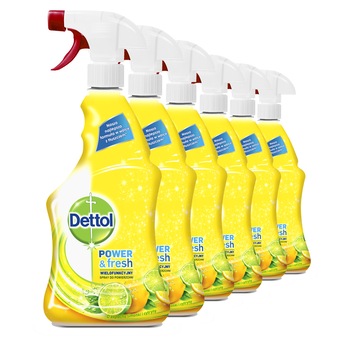 Pachet Dettol 6 x Spray dezinfectant multifunctional Lemon 500 ml Pachet Dettol 6 x Spray dezinfectant multifunctional Lemon 500 ml