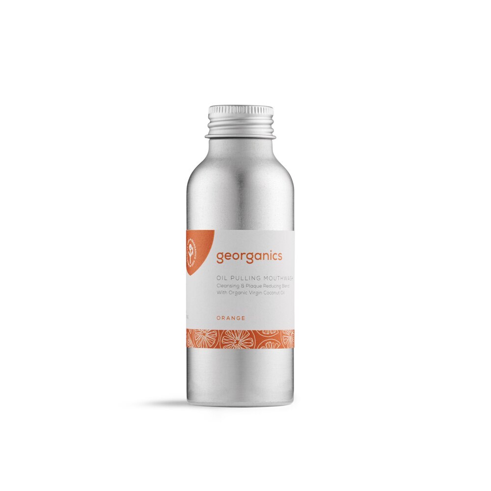 Ulei pentru igiena orala cu portocale Orange 100ml Georganics