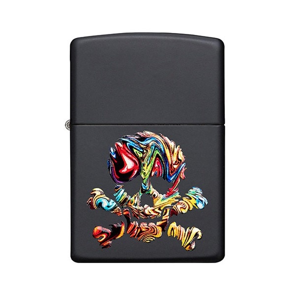 Bricheta Zippo Skull Design