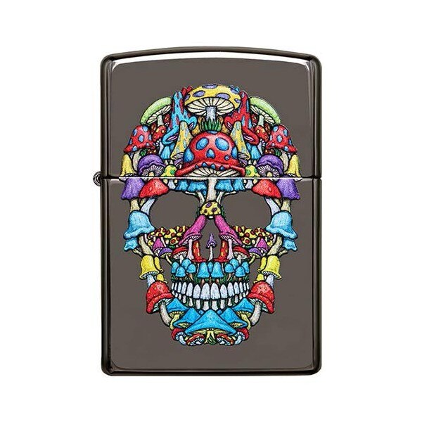 Bricheta Zippo Skull Design angel