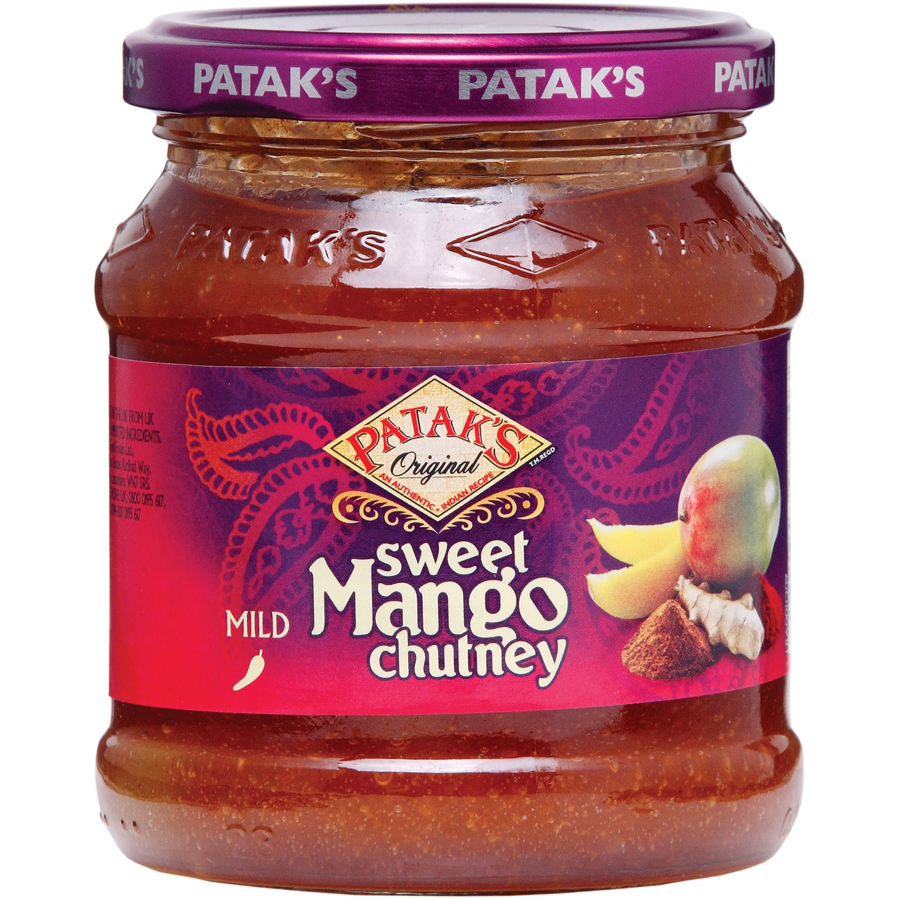 Sos indian mango chutney Patak's, 340g